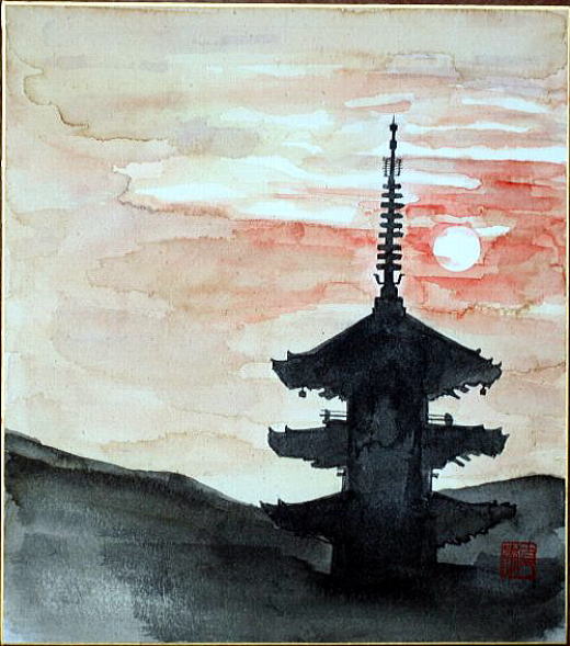 水墨画 2007年
