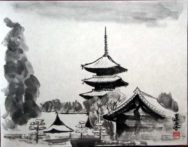 水墨画 2007年